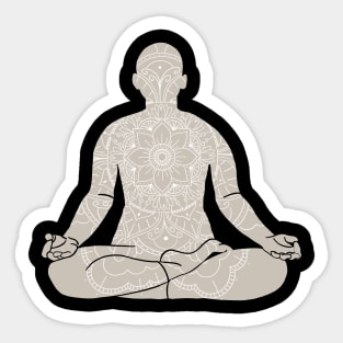 Kundalini Ashtanga Hatha Asanas Yogi Yoga Sticker